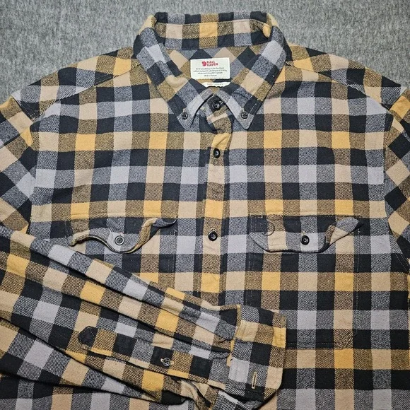 Fjallraven | Shirts | Fjallraven Skog Flannel Shirt Mens Xxl Long